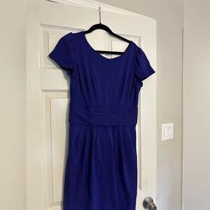 Nue by Shani Royal Blue Midi Dress